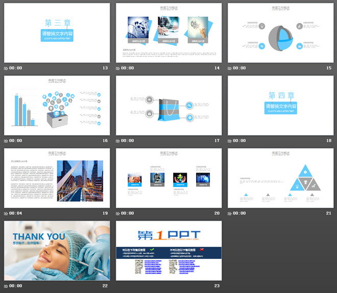 整形美容医学医疗PPT模板