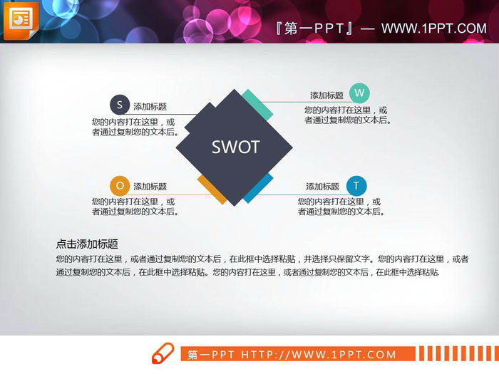 总分关系swot分析图表