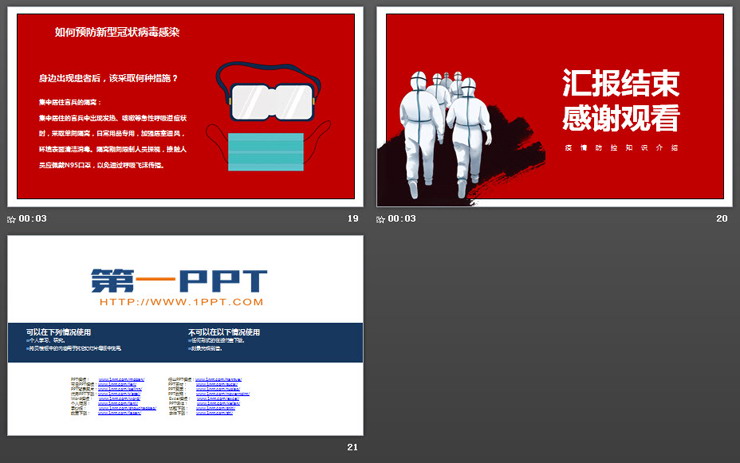 抗击疫情疫情防控知识介绍PPT