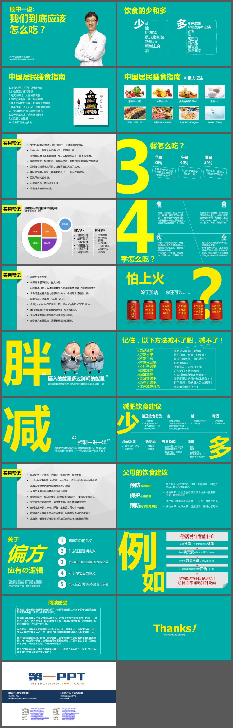 《我们到底应该怎么吃？》读书笔记PPT下载