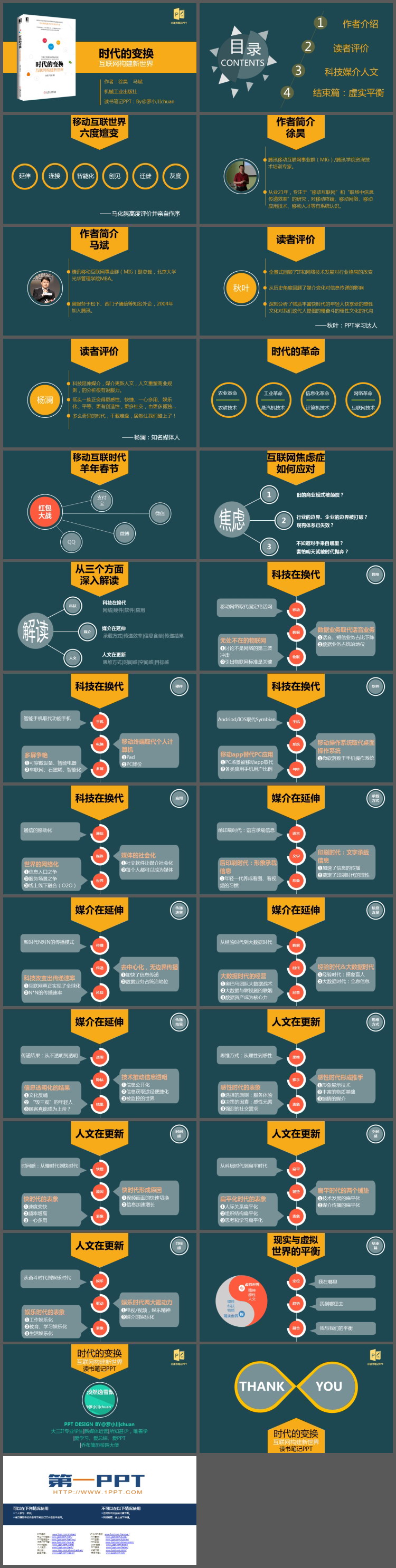 《时代的变换》互联网构建新世界PPT