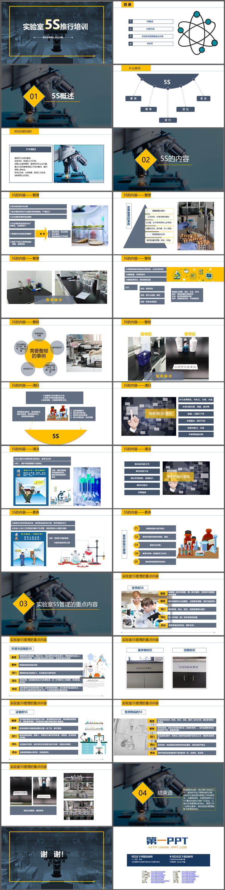 实验室5S推行培训PPT下载